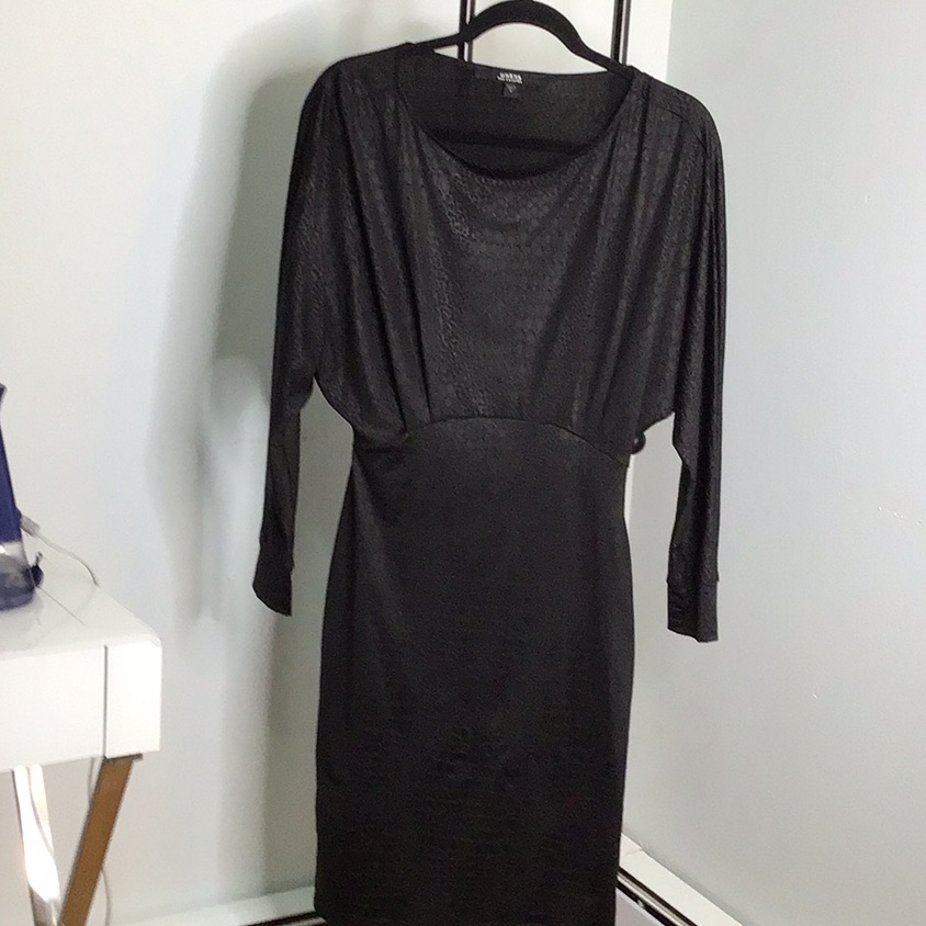 Guess Open Back Black Stretch Dress